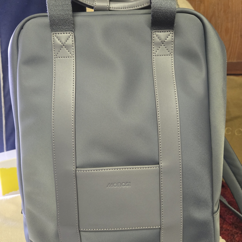 Modern Gray Backpack - Picture 3 of 13